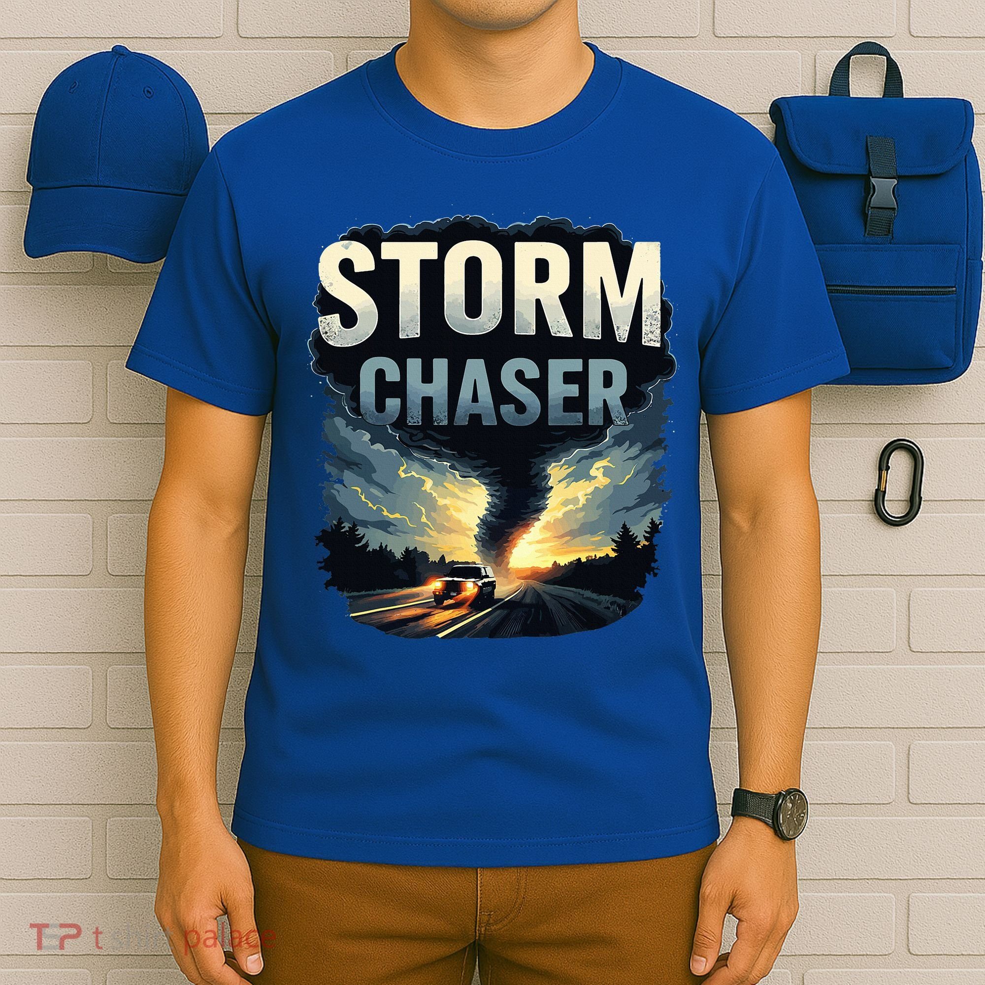 Storm Chaser Tornado Picture Weather Meteorologist T-Shirt