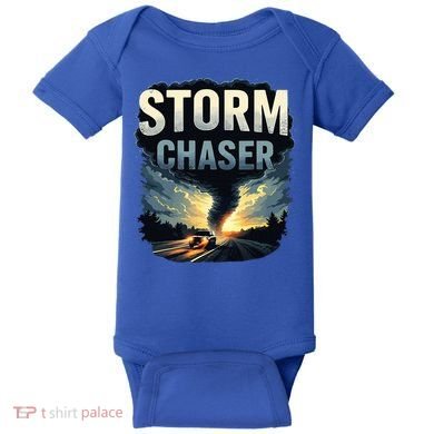 Storm Chaser Tornado Picture Weather Meteorologist Baby Bodysuit