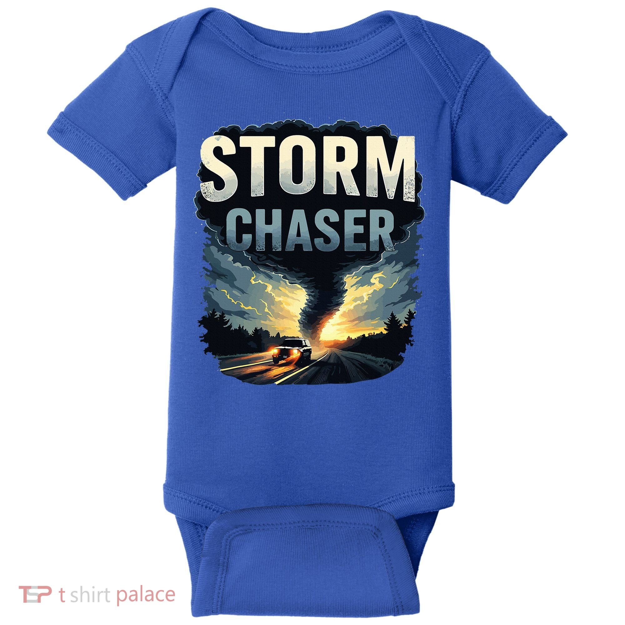 Storm Chaser Tornado Picture Weather Meteorologist Baby Bodysuit