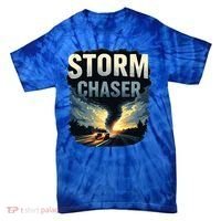 Storm Chaser Tornado Picture Weather Meteorologist Tie-Dye T-Shirt thumb 0