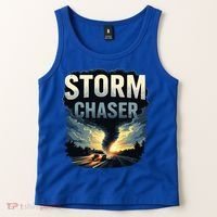 Storm Chaser Tornado Picture Weather Meteorologist Tank Top thumb 2
