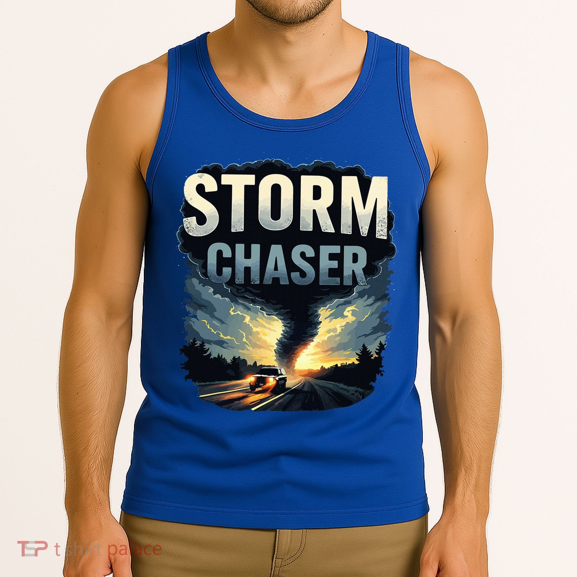 Storm Chaser Tornado Picture Weather Meteorologist Tank Top