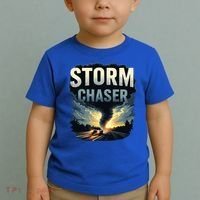 Storm Chaser Tornado Picture Weather Meteorologist Toddler T-Shirt thumb 2