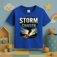 Storm Chaser Tornado Picture Weather Meteorologist Toddler T-Shirt thumb 3
