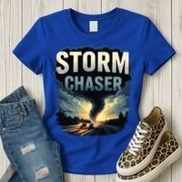 Storm Chaser Tornado Picture Weather Meteorologist Women's T-Shirt thumb 3