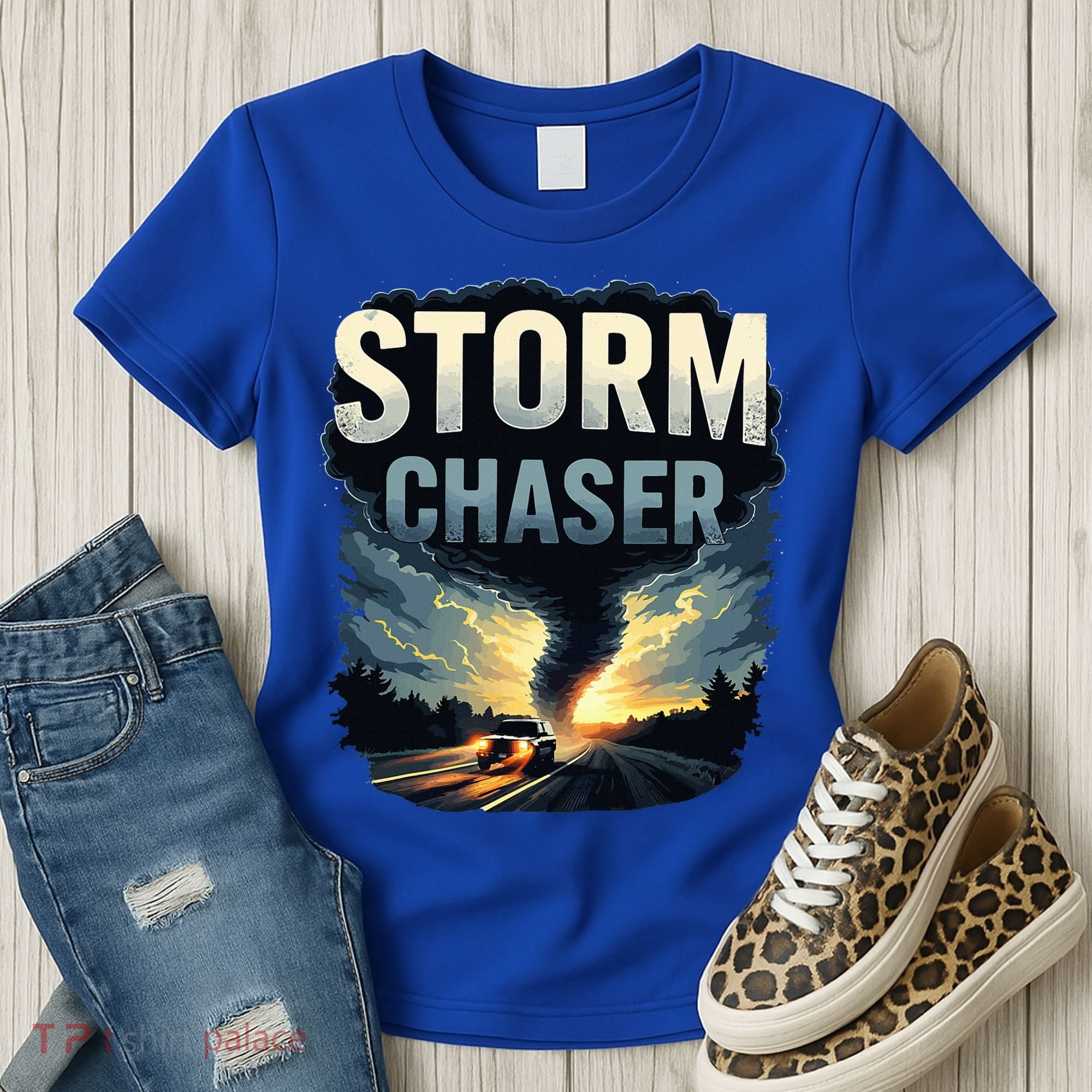 Storm Chaser Tornado Picture Weather Meteorologist Women's T-Shirt