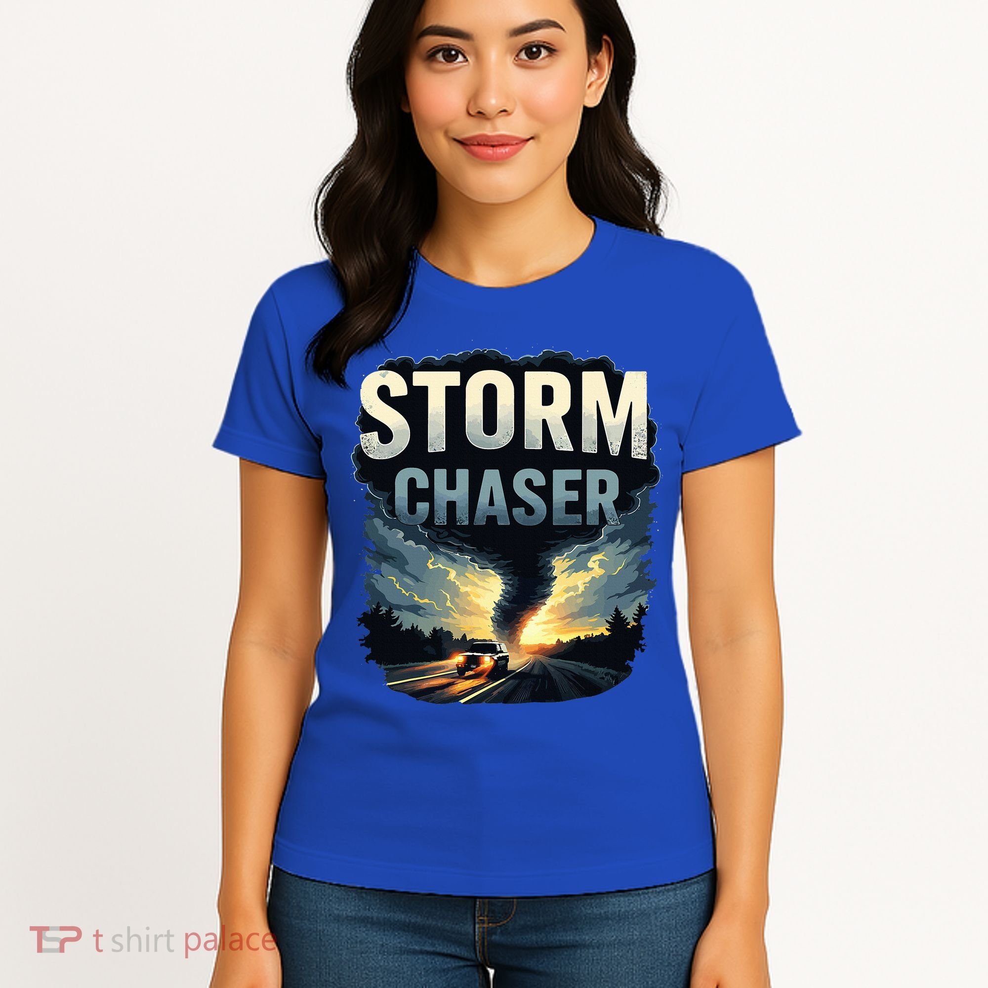 Storm Chaser Tornado Picture Weather Meteorologist Women's T-Shirt