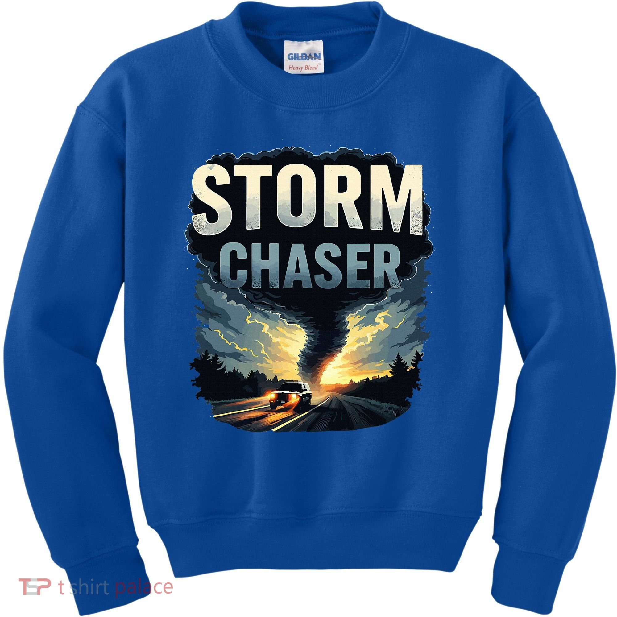 Storm Chaser Tornado Picture Weather Meteorologist Kids Sweatshirt