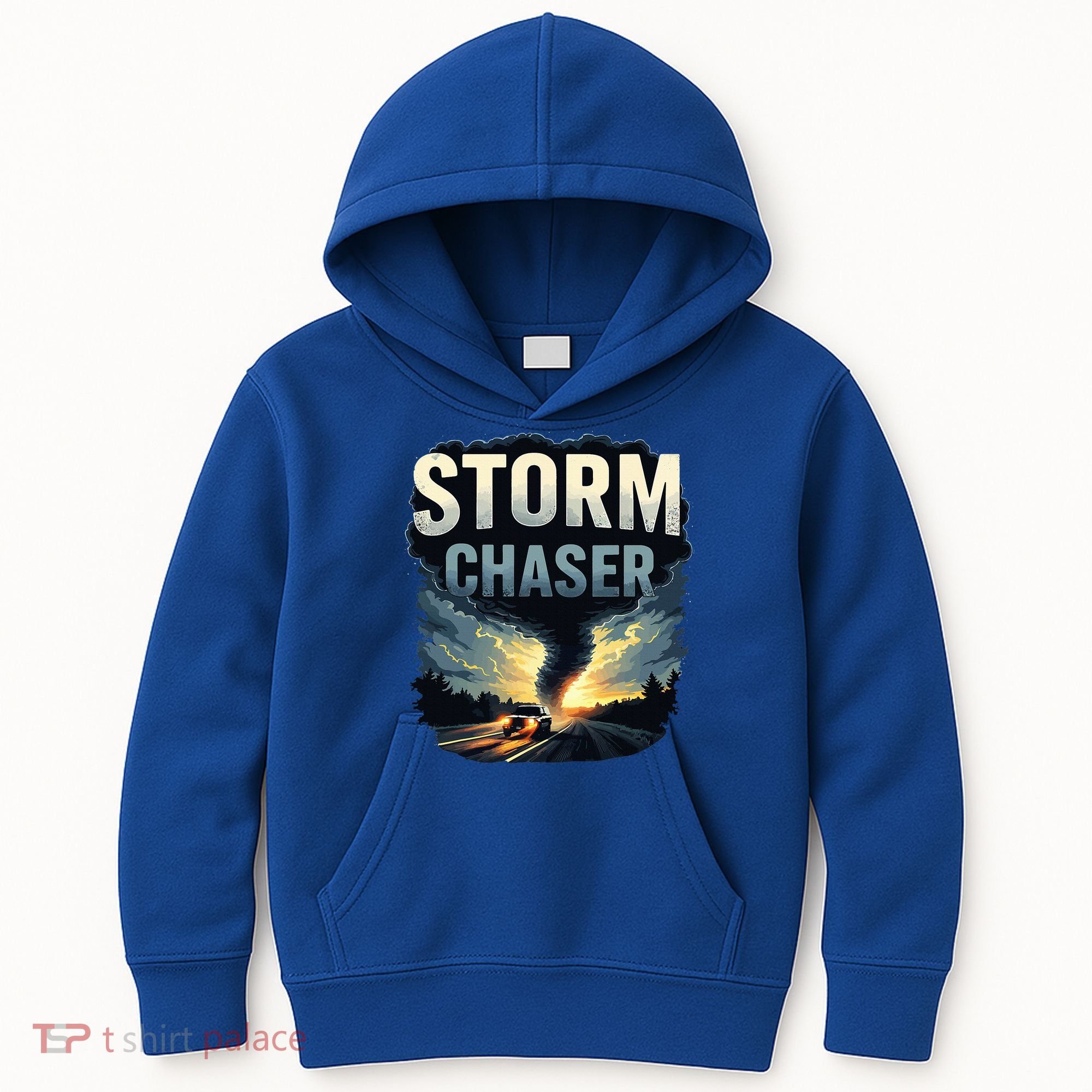 Storm Chaser Tornado Picture Weather Meteorologist Kids Hoodie