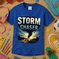Storm Chaser Tornado Picture Weather Meteorologist Kids T-Shirt thumb 3