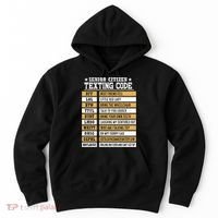 Senior Citizen Texting Code Funny Old People Gift Hoodie thumb 0