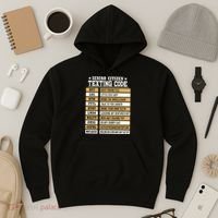Senior Citizen Texting Code Funny Old People Gift Hoodie thumb 3