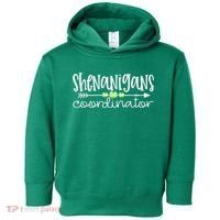 Shenanigans Coordinator Teacher St Patricks Day Shenanigans Toddler Hoodie thumb 0
