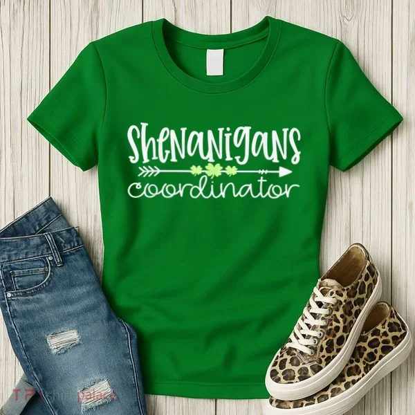 Shenanigans Coordinator Teacher St Patricks Day Shenanigans Women's T-Shirt