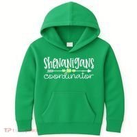 Shenanigans Coordinator Teacher St Patricks Day Shenanigans Kids Hoodie thumb 0