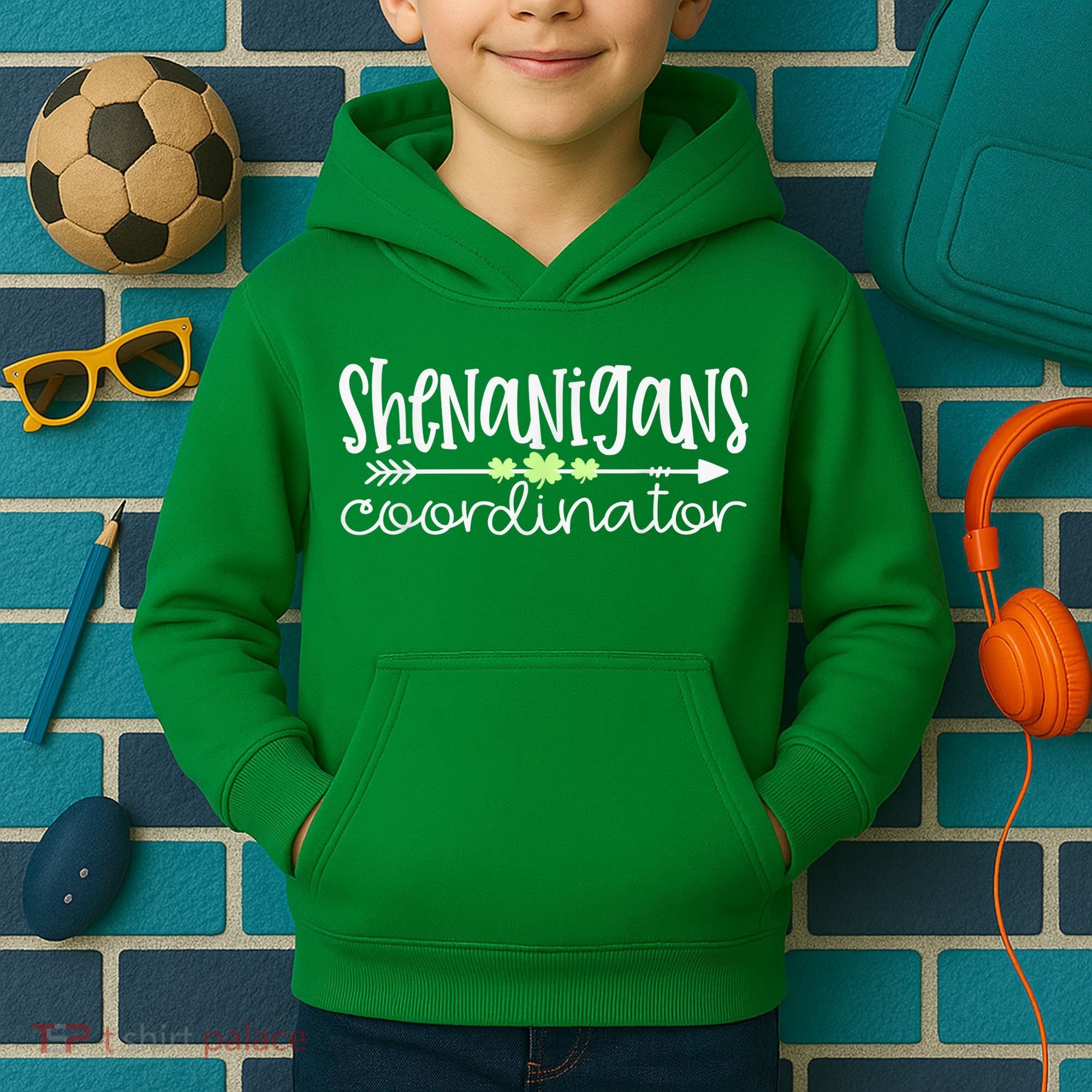 Shenanigans Coordinator Teacher St Patricks Day Shenanigans Kids Hoodie