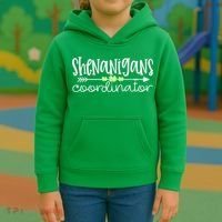 Shenanigans Coordinator Teacher St Patricks Day Shenanigans Kids Hoodie thumb 3
