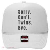 Sorry Can’T Twins Bye Funny Twin Mom Hat thumb 0