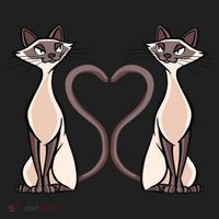 Siamese Cat Twins Gift For Siamese Cat Breed Owner Gift Beanie thumb 2
