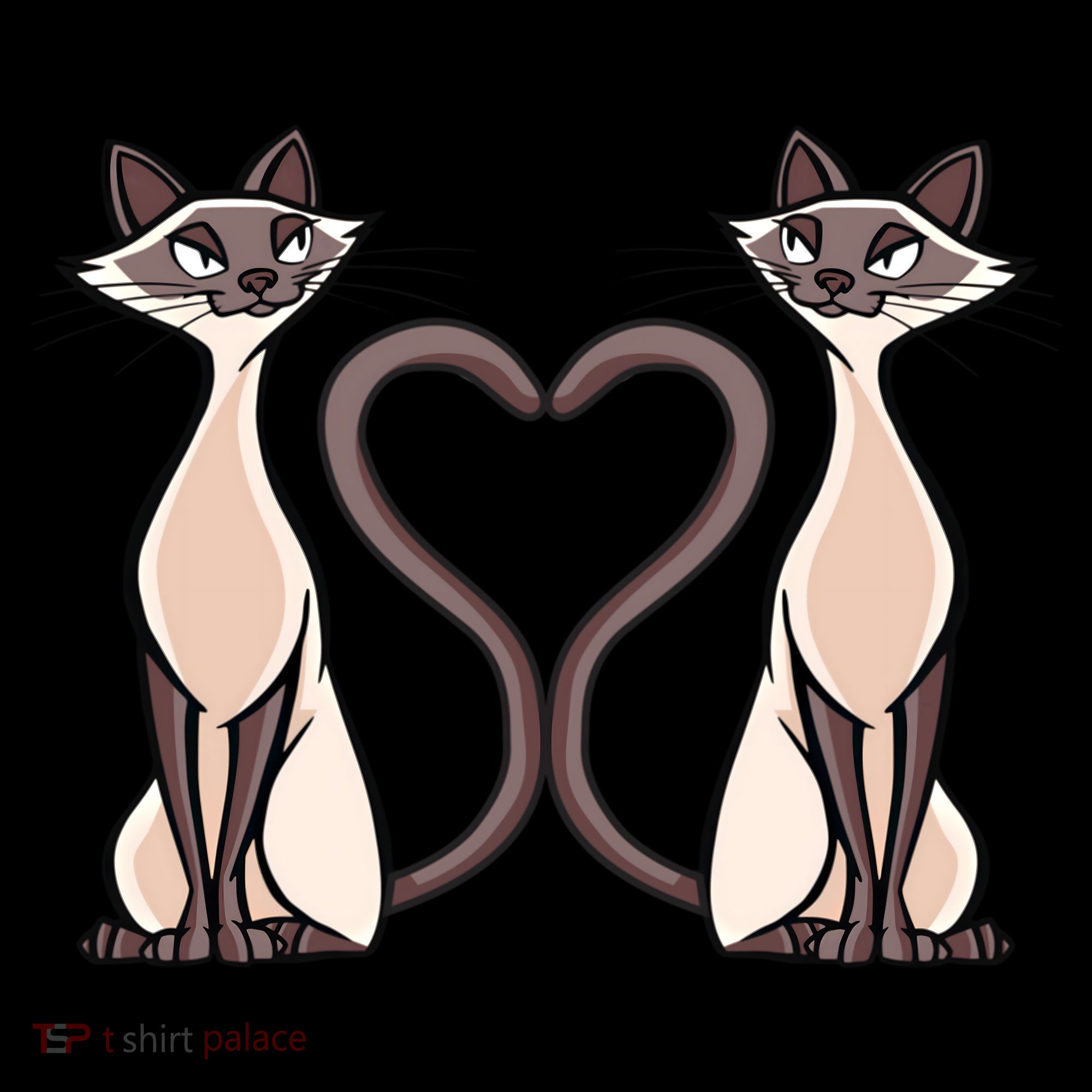 Siamese Cat Twins Gift For Siamese Cat Breed Owner Gift Women's Hoodie