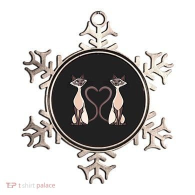 Siamese Cat Twins Gift For Siamese Cat Breed Owner Gift Ornament