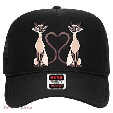 Siamese Cat Twins Gift For Siamese Cat Breed Owner Gift Hat