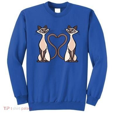 Siamese Cat Twins Gift For Siamese Cat Breed Owner Gift Sweatshirt