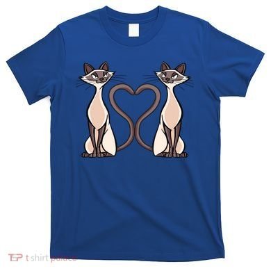 Siamese Cat Twins Gift For Siamese Cat Breed Owner Gift T-Shirt