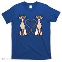 Siamese Cat Twins Gift For Siamese Cat Breed Owner Gift T-Shirt thumb 0