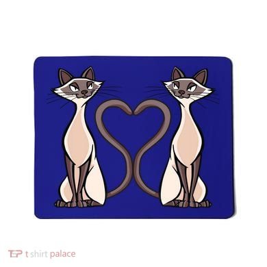 Siamese Cat Twins Gift For Siamese Cat Breed Owner Gift Mousepad