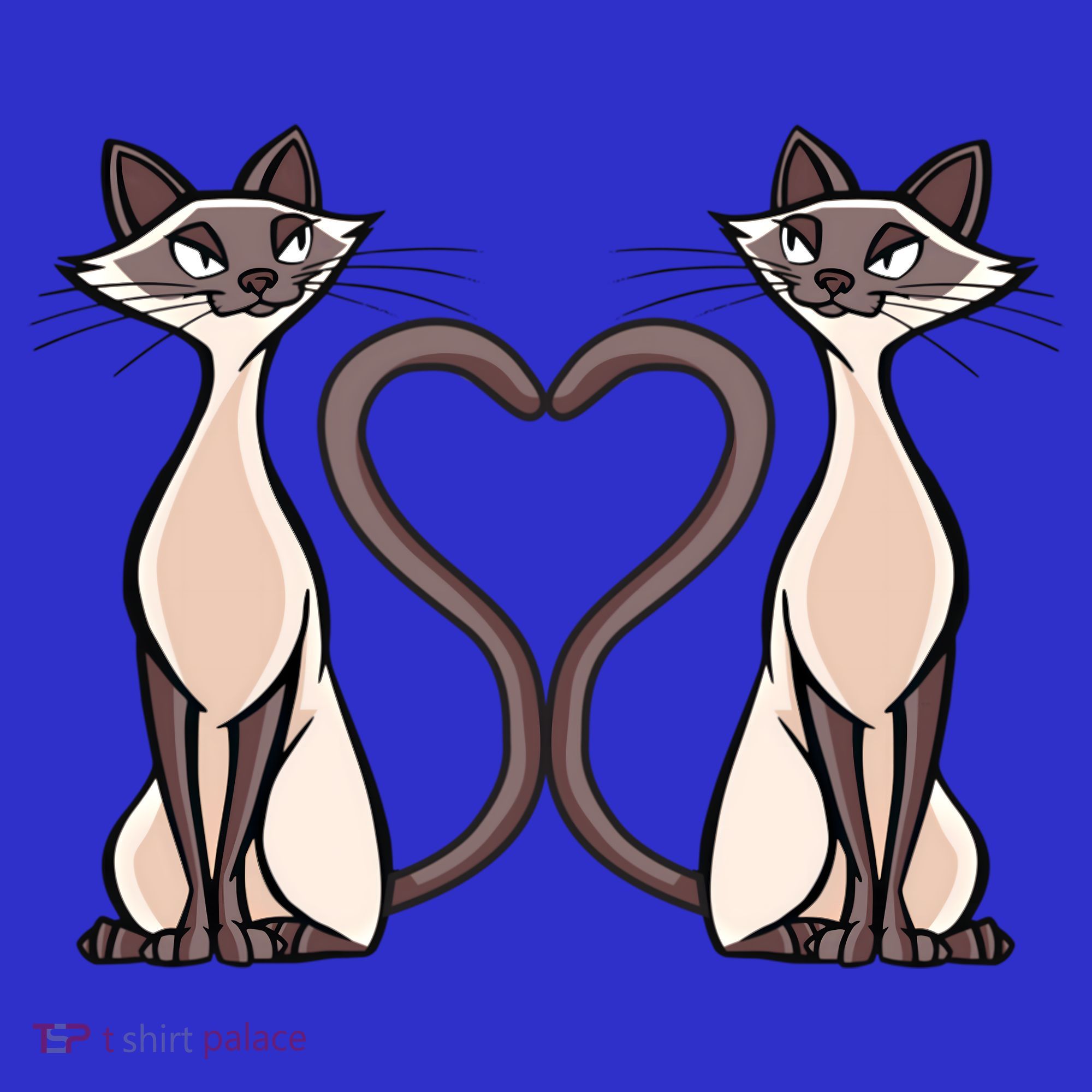 Siamese Cat Twins Gift For Siamese Cat Breed Owner Gift Mousepad