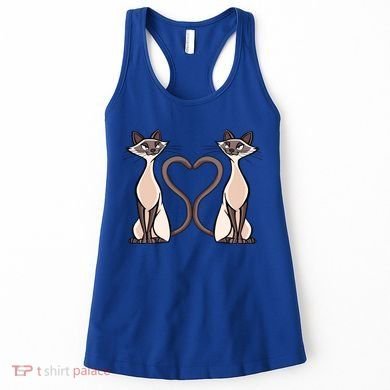 Siamese Cat Twins Gift For Siamese Cat Breed Owner Gift Women's Tank Top