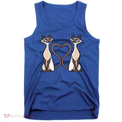 Siamese Cat Twins Gift For Siamese Cat Breed Owner Gift Tank Top