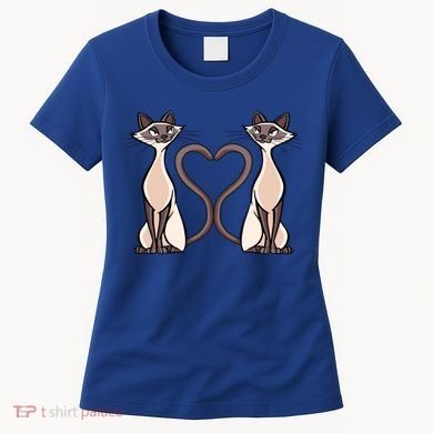Siamese Cat Twins Gift For Siamese Cat Breed Owner Gift Women's T-Shirt