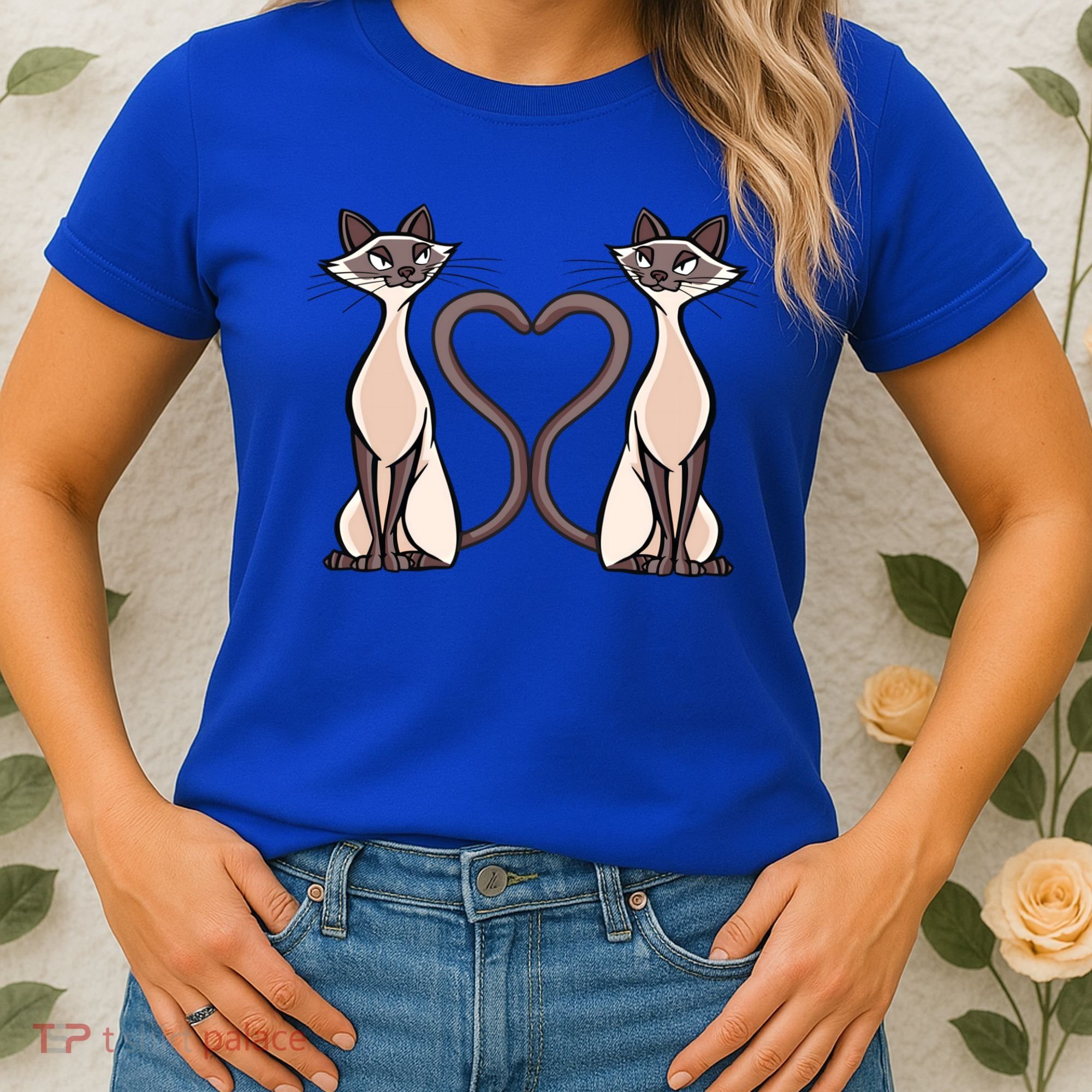 Siamese Cat Twins Gift For Siamese Cat Breed Owner Gift Women's T-Shirt