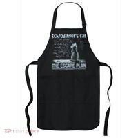 SchröDingers Cat The Escape Plan Funny Science Teacher Apron thumb 0