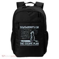 SchröDingers Cat The Escape Plan Funny Science Teacher Backpack thumb 0