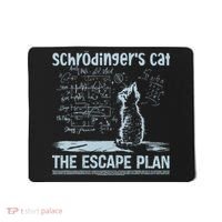 SchröDingers Cat The Escape Plan Funny Science Teacher Mousepad thumb 0