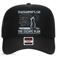 SchröDingers Cat The Escape Plan Funny Science Teacher Hat thumb 0