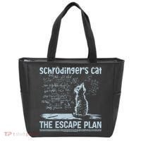 SchröDingers Cat The Escape Plan Funny Science Teacher Tote Bag thumb 0