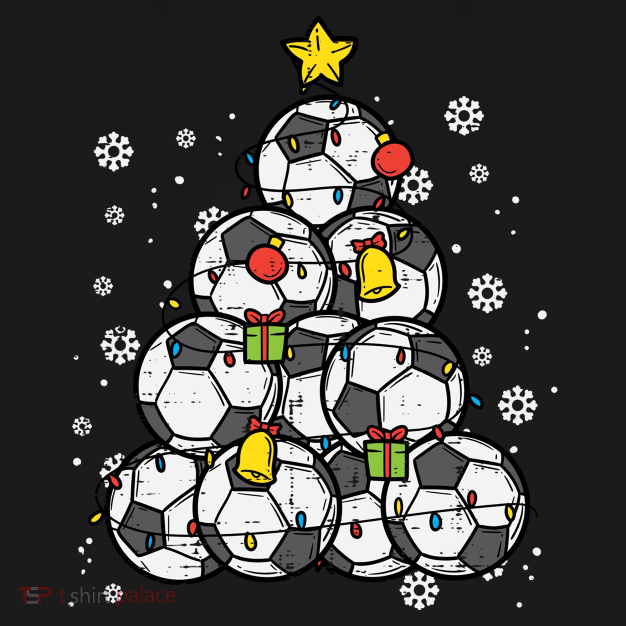 Soccer Christmas Tree Xmas Pajamas Pjs Player Boys Girls Gift Doggie Tank