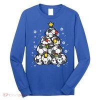 Soccer Christmas Tree Xmas Pajamas Pjs Player Boys Girls Gift Long Sleeve Shirt thumb 0