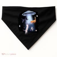 Space Cats UFO USA-Made Doggie Bandana thumb 0