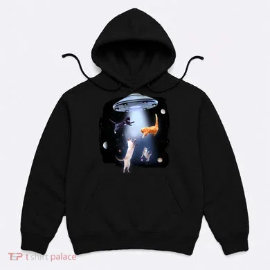 Space Cats UFO Hoodie