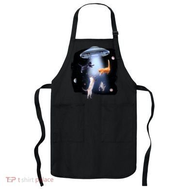 Space Cats UFO Apron