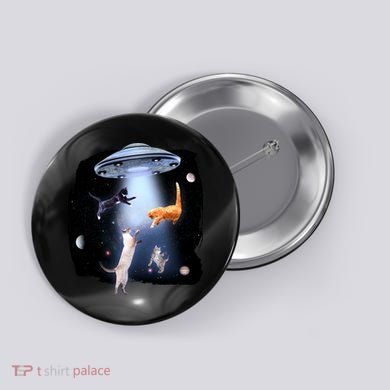 Space Cats UFO Button