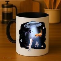 Space Cats UFO Coffee Mug thumb 4