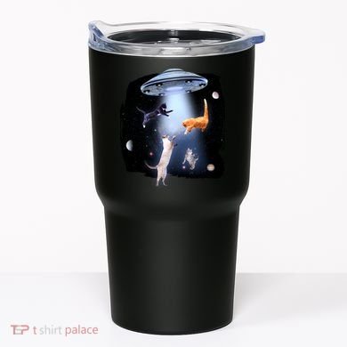 Space Cats UFO Tumbler