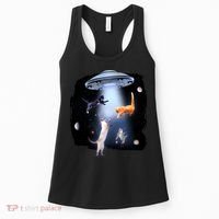 Space Cats UFO Women's Tank Top thumb 0