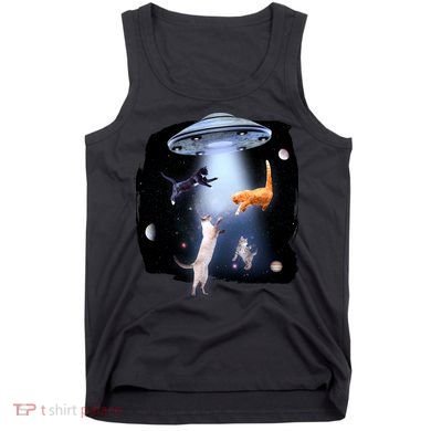 Space Cats UFO Tank Top